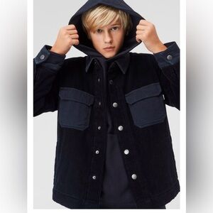 Molo Henley Kids Navy Corduroy Jacket